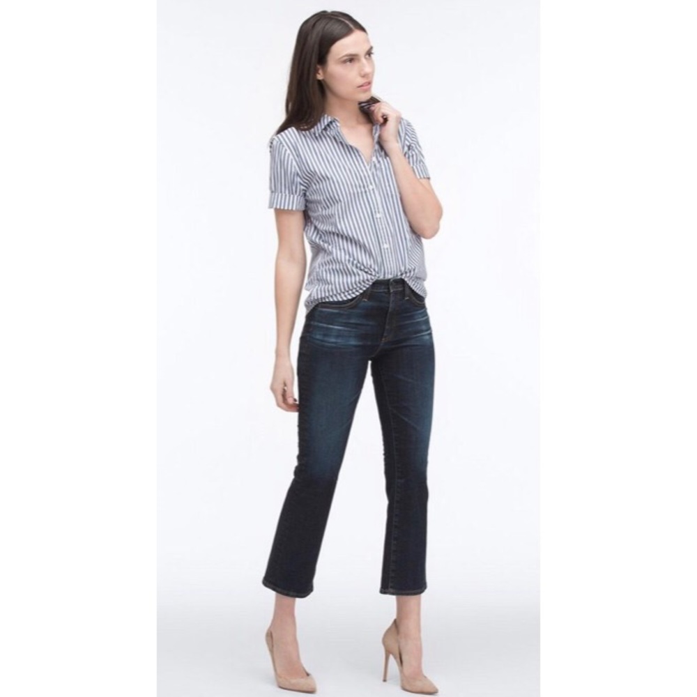 AG The Jodi Crop High Rise Slim Flare Jeans EUC